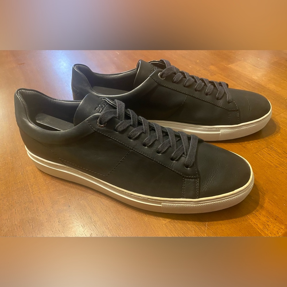 Hugo Boss Black Leather Sneakers EUR 41 US 8
